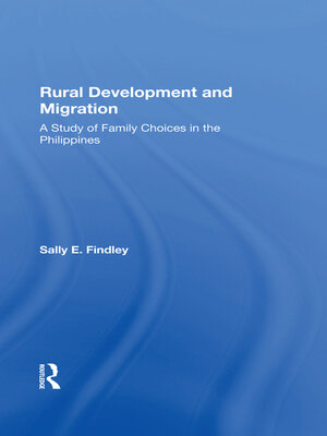 cover image of Rural Development and Migration